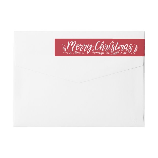 EDITABLE FARBE Splendid Season Frohe Weihnachten (Rückseite)