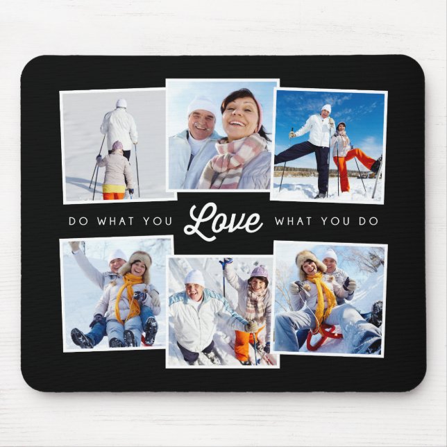 EDITABLE FARBE tun, was Sie Liebe Foto Mousepad (Vorne)