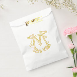 EDITABLE FARBEN CM Monogram MC Logo-Geschenktasche Geschenktütchen