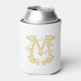 EDITABLE FARBEN GM Monogram MG Monogramm Gemütlich Dosenkühler