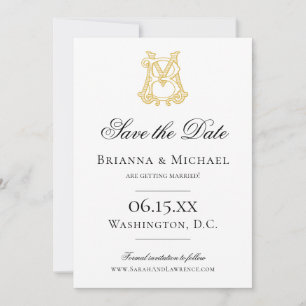 EDITABLE FARBEN MB Monogramm BM Monogramm Save The Date