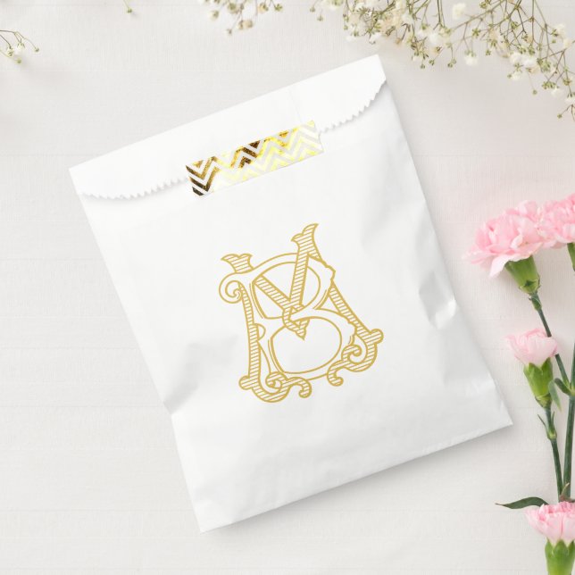EDITABLE FARBMB Monogram BM Logo Fevor Bag Geschenktütchen (Versiegelt)