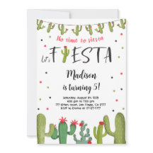 Editable Fiesta Birthday