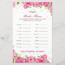 Editable finish Bride and Groom's Phrase Bridal