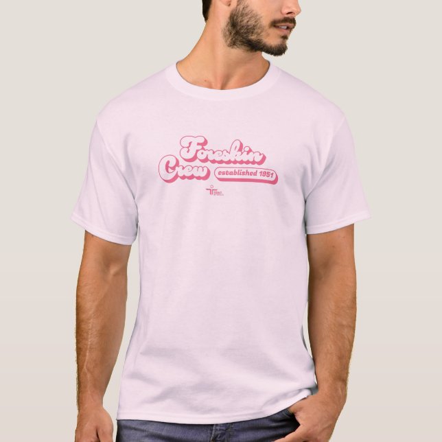 EDITABLE — Foreskin-Crew T-Shirt (Vorderseite)
