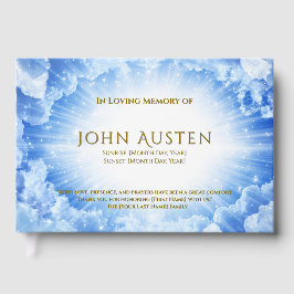 Editable Funeral Guest Book Gästebuch