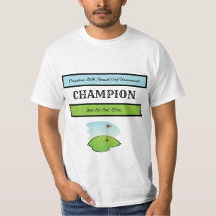 Editable Golf-Meister T-Shirt