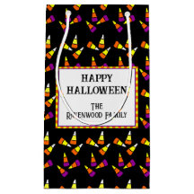 Editable Halloween Candy Corn Pattern