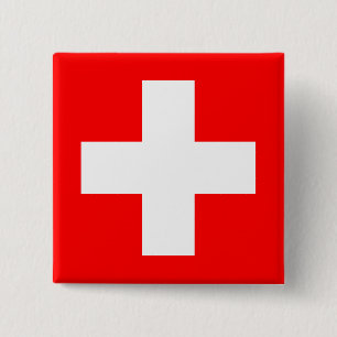 Editable Hintergrund, die Flagge von der Schweiz Button