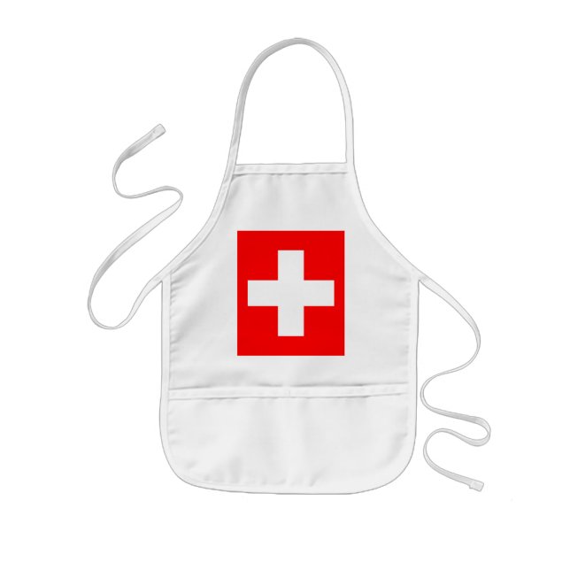 Editable Hintergrund Farbe, die Flagge von der Kinderschürze (Vorne)