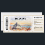 Editable Istanbul Türkei Flugzeug Boarding Pass Einladung<br><div class="desc">Nehmen Sie Ihren Lieben auf eine Reise nach Istanbul in der Türkei mit unserem einzigartigen Fake Boarding Pass Geschenkgutschein. Dieses kreative und individuell gestaltbare Ticket für den Boarding in Istanbul ist das ideale Geschenk für einen Geburtstag, ein Jubiläum oder einen besondere Anlass. Lass der Fantasie des Empfängers, sobald er auf...</div>