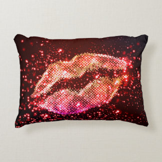 Editable Lip Illustration: Einfaches Grafikdesign Dekokissen