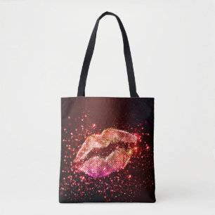 Editable Lip Illustration: Einfaches Grafikdesign Tasche