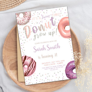 Editable Moderne Sprinkle Party laden ein Einladung