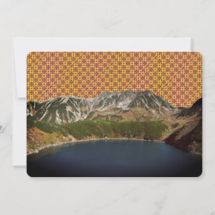 Editable Mountain Lake Collage Custom Feiertagskarte