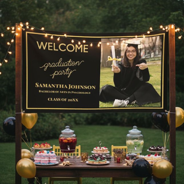 EDITABLE Photo Graduation Banner (Von Creator hochgeladen)