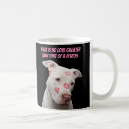 Editable Pitbull Liebhaber Kaffeetasse