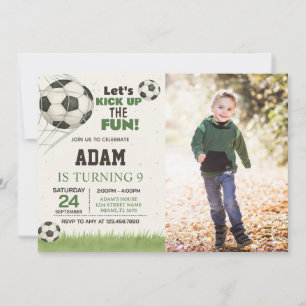 Editable & Printable Sports Party Einladung für Ki