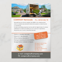 Editable Removal Services Flyer Template Einladung