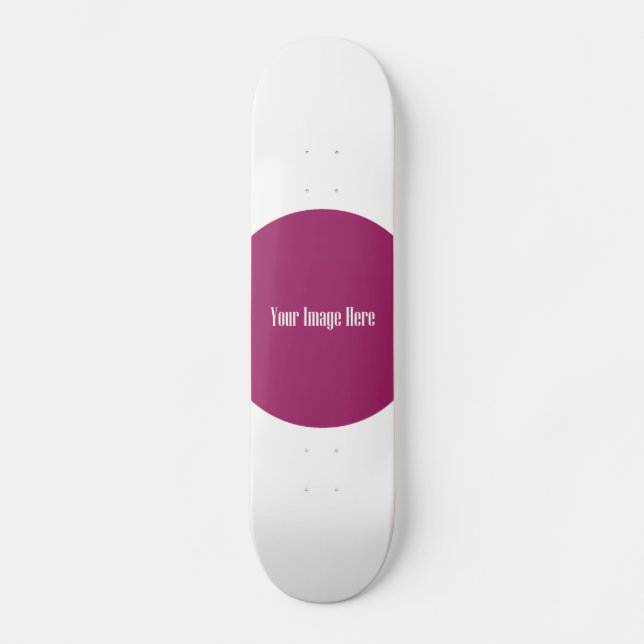 Editable Schablone Skateboard (Vorderseite)