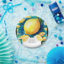 Editable Simple Lemon Birthday