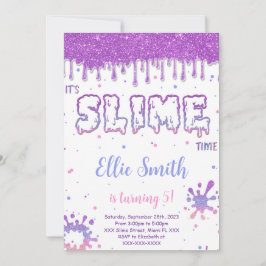 Editable Slime Einladung