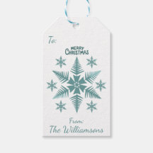 Editable Snowflake Christmas/Holiday