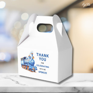 Editable Train Gable Box/Favor Box Train Adventure Geschenkschachtel