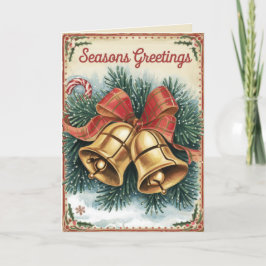 EDITABLE Vintag Xmas Christmas Card Feiertagskarte