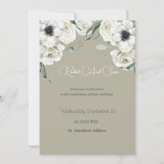 Editable Wedding Ivitation Einladung