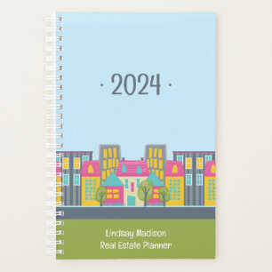 Editable Year Niedlich Realtor Real Anwesen Agent Planer