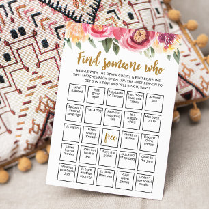 Editer Trouver Quelqu'Un Qui Joue Carte De Jeu De 