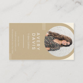 Éditeur vidéo carte de visite