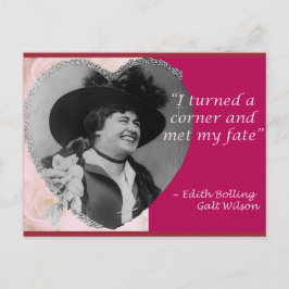 Edith Bolling Galt - Schicksal Postkarte