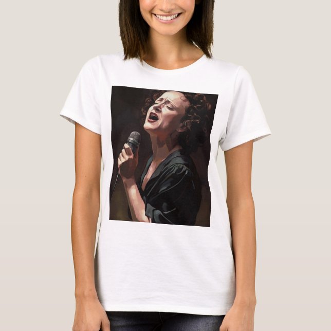 Edith piaf T-Shirt (Vorderseite)