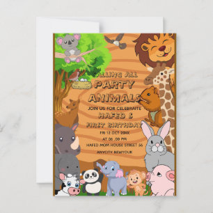 Editierbar beim Aufruf aller Party Farm Girl Birth Postkarte