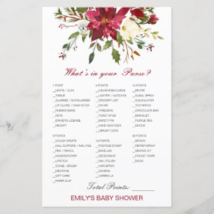 Editierbar Was ist auf Ihrer Purse Bridal, Babydus