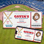 Editierbare Baseball Ticket Sports Geburtstagspart Einladung<br><div class="desc">Erleben Sie einen Zuhause-Run mit unserer Editable Baseball Ticket Sports Birthday Party Einladung! Diese Einladung, die an ein klassisches Baseballticket erinnert, eignet sich perfekt für ein sportliches Fest für Jungen oder Mädchen. Ob Sie eine Baseball-Geburtstagsparty oder einen sportlichen Bash planen, dieses Retro-inspirierte Design Set den Ton für einen erlebnisreichen Tag....</div>