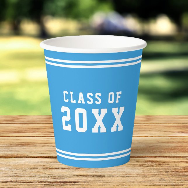 Editierbare Farbbreite Geschlossen Klasse Jahr Pappbecher (Von Creator hochgeladen)