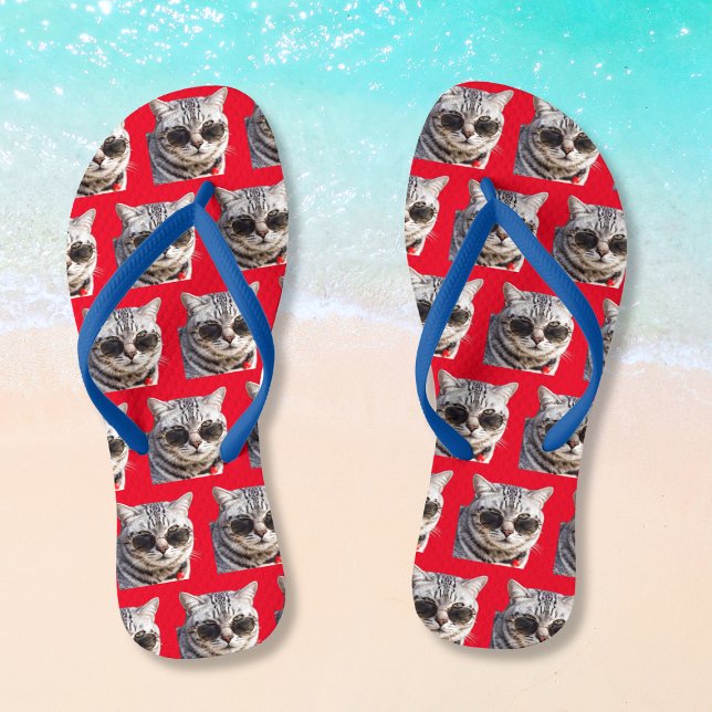 Editierbare Farbe Funny Custom Hinzufügen Ihres Be Flip Flops (Editable Color Funny Custom Add Your Pet Photo Flip Flops
)
