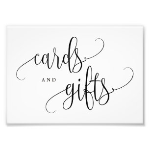 Editierbare FARBE- und GRÖSSE-Karten und Geschenkg Fotodruck