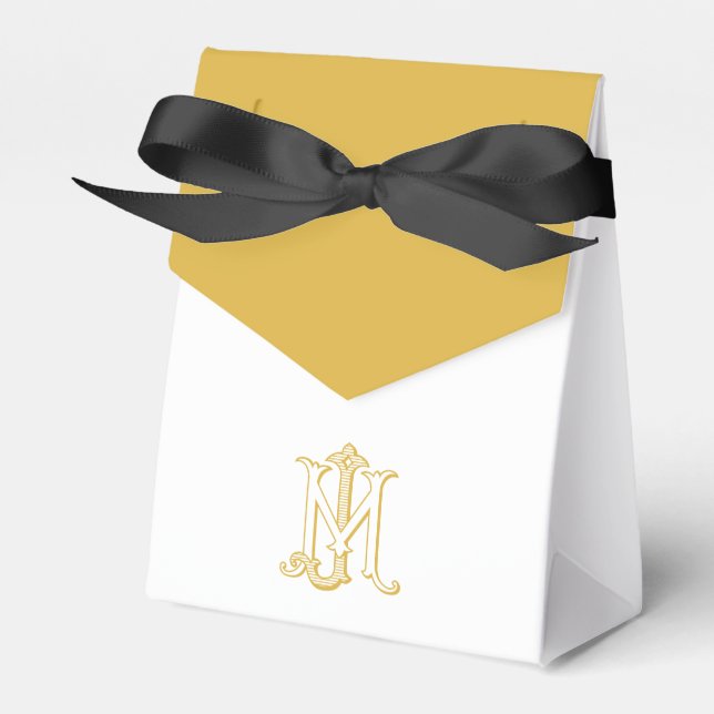 EDITIERBARE FARBEN MJ Monogramm JM Monogramm Box Geschenkschachtel (Vorderseite)