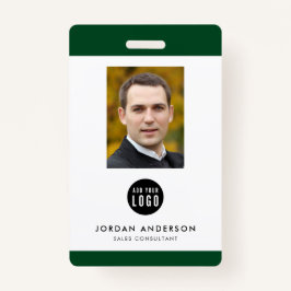 Editierbare Foto-ID für Angestellte mit Farbkombin Ausweis