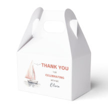 Editierbare Sailboat Geburtstagskabel Box/ Gefälli