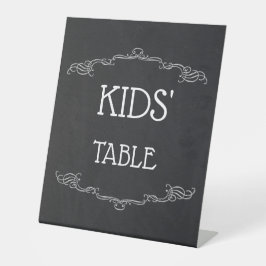 Editierbare Tabelle für khalkboard-Kinder Sockelschild