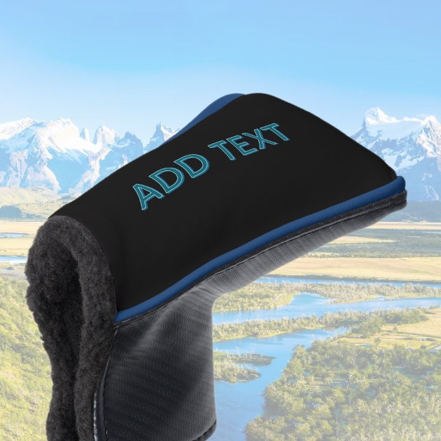 Editierbare, übersichtliche Buchstaben mit Schlags Golf Headcover (Von Creator hochgeladen)