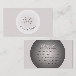 Editierbare Vorlage mit minimalistischer QR-Code-E Visitenkarte