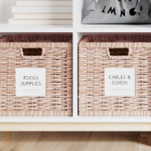 Editierbare Zuhause Essentials 3-Zoll-Label-Set