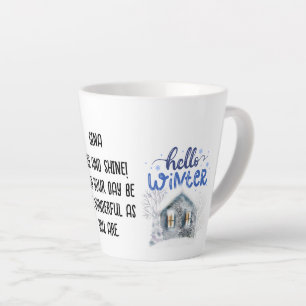 Editierbarer Foto Farbe Name schreiben Weihnachtsg Milchtasse