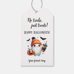 Editierbarer Halloween Trick oder Treat Goody Bag  Geschenkanhänger
